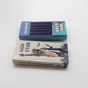 Vente en gros de 5 boîtes de paquets de cigarettes avec languettes de suspension, emballage de luxe en carton résistant aux enfants pour fumeurs - Product Image 6