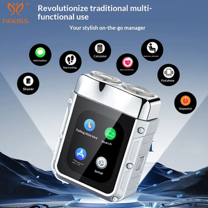 Afeitadora Eléctrica Inteligente con Pantalla Táctil PAKISS, Afeitadora Portátil Multifuncional con Doble Cuchilla y Carga Inteligente, Venta al por Mayor - Product Image 1