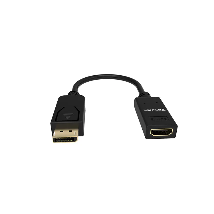 4K UHD Resolution Active DP to HDMI Adapter Customized support 1.2V dp to hdmi 2.0V cable for meeting/education DP