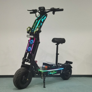 Nuevo Scooter Eléctrico G14 72V con Doble Motor y NFC, Batería de 35ah, Alcance de 100km, con Luz LED y Asiento, Disponible en Nuestro Almacén de EE. UU. - Product Image 1
