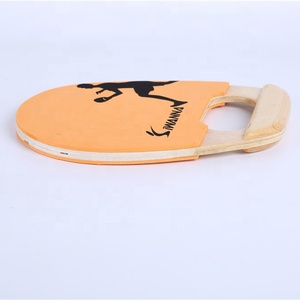 Ensemble de raquettes de <span class=keywords><strong>badminton</strong></span> (ping-pong + <span class=keywords><strong>badminton</strong></span>) pour l'extérieur, le camping, le sport en salle, EVA PAD, bois naturel, poignée ergonomique - Product Image 6