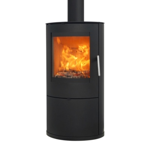 Chimeneas de madera de acero curvadas elegantes Diseño clásico europeo Decoración de calefacción acogedora y elegante - Product Image 4