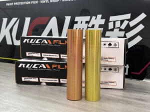 Film PVC Laser Nid d'Abeille Vert pour Phares et Feux Arrière, Teinte Laser Caméléon pour Véhicules - Vente Flash - Product Image 2