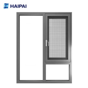 Maglia di garza a griglia antifurto ad apertura singola di alta qualità con finestre a battente in alluminio in lega di alluminio - Product Image 2