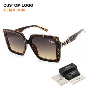 Gafas de Sol de Marca Famosa 2025, Lentes de Sol con Montura Cuadrada Extra Grande de Diseño Moderno, Protección UV400 Personalizada - Product Image 1