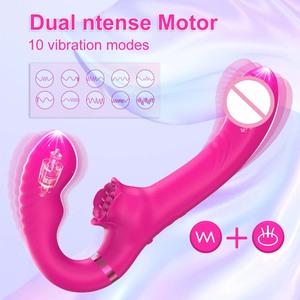 Vibrateur Lapin Lèche-Langue pour Femme, Masseur Clitoridien et Vaginal, Stimulateur de Masturbation pour le Désir <span class=keywords><strong>Sexuel</strong></span> <span class=keywords><strong>Masculin</strong></span> et Féminin - Product Image 4