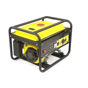 CHINA single phase ac 168F gasoline generator with diesel generator type panel