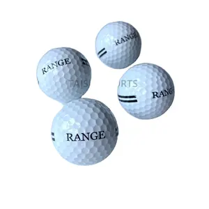 व्यक्तिगत गोल्फ की गेंद 2 piece गोल्फ रेंज गेंदों सफेद अभ्यास गेंद