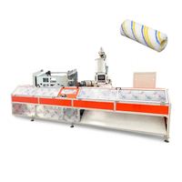 Machine de fabrication automatique de rouleau de brosse de peinture de fil métallique Machine de virole de brosse de peinture