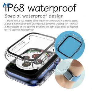 Étui en verre étanche personnalisé pour Apple Watch Series 8, résistant aux rayures, protection 360° pour IWatch SE 2022 40/44/41/45 mm - Product Image 2