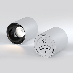 Wiscoon Vente en gros Blanc <span class=keywords><strong>Noir</strong></span> Étanche IP54 DALI Dimmable Spot Down Light COB Monté en surface LED Downlight - Product Image 6
