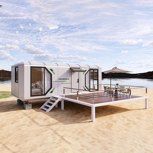 Luxury <strong>Modern</strong> Detachable Modular Aluminum Alloy Prefab <strong>House</strong> Small Residential Prefabricated <strong>House</strong> with Innovative Roof <strong>Design</strong> - Product Image 2