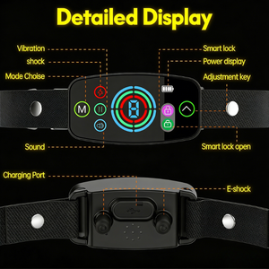 <span class=keywords><strong>Collier</strong></span> <span class=keywords><strong>de</strong></span> <span class=keywords><strong>dressage</strong></span> pour <span class=keywords><strong>chien</strong></span> imperméable, dispositif anti-aboiement intelligent pour chiens - Product Image 2