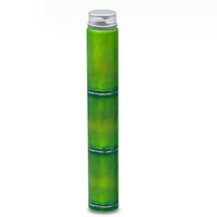 Botol Kemasan 400ML Bentuk Bambu Unik, Desain Slim PET, untuk Jus, Susu, Kopi Dingin, Smoothie, dan Teh Susu (satu kali pakai)