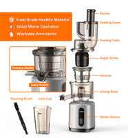 Multifunctionele Draagbare Elektrische Mixer Molen Tarwegras Masticating Sapcentrifuge Wortel Oranje Slow Juicer Koude Pers