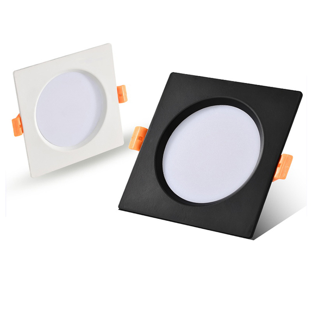 IAN LIGHTING Slim SMD Aluminum Modern Ceiling Indoor Light Single Head Double Head Square LED Recessed Downlight
