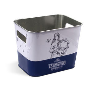 ถังน้ำแข็งโลหะชุบสังกะสีสำหรับเบียร์ ไวน์ พร้อมโลโก้สั่งทำ ขนาด 3 ลิตร 5 ลิตร 8 ลิตร 10 ลิตร 12 ลิตร - Product Image 4