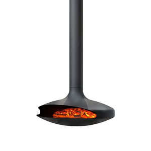 PANSEE 600mm moderno interior colgante bioetanol chimenea simulación madera quemar <span class=keywords><strong>fuego</strong></span> suspendido para Villa o apartamento - Product Image 1