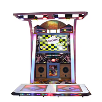 Machine de jeu vidéo d'arcade à monnayeur de haute qualité, jeu de danse de rue musicale, Pump It Up, 2 joueurs, machine de danse hip-hop à vendre