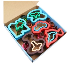 Herramientas para hornear 18 PCS Cortador de galletas de pan Cortador de frutas Cortador de sándwich de acero inoxidable para niños - Product Image 6