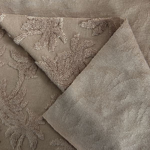 Tissu en jacquard uni en coton 75% et polyester 25%, tricoté en éponge, 310 g/m², antistatique, respirant, évacuant l'humidité, peignoirs de bain, plage, filles - Product Image 4