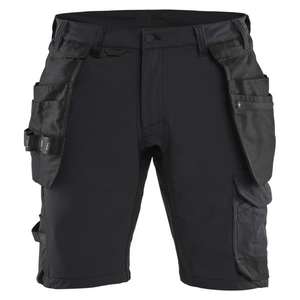 BLAKLADER - 170216459900C52 Craftsman <b>shorts</b> 4-way <b>stretch</b> Black - EAN 7330509923016 <b>WORK</b> TROUSERS <b>WORK</b> <b>SHORTS</b> - Product Image 1