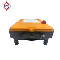 Télécommande sans fil F24-60 Telecrane à 2 joysticks pour grue à tour, transmetteur et récepteur de commande de grue