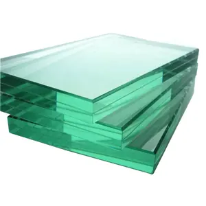 PVB SGP Tempered Laminated Glass Clear Toughened Flat Curved 6.38mm to 40.28mm