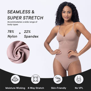 عرض ساخن: ملابس داخلية نسائية للتحكم بالجسم قطعة واحدة مريحة وتنفس لتشكيل الجسم - Product Image 5