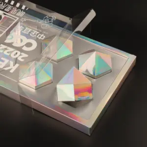Nhà máy hình dạng tùy chỉnh Radium nhựa PVC hộp ngà Hội Đồng Quản trị hộp giấy Acetate nhựa hộp bánh giấy với cửa sổ vật nuôi