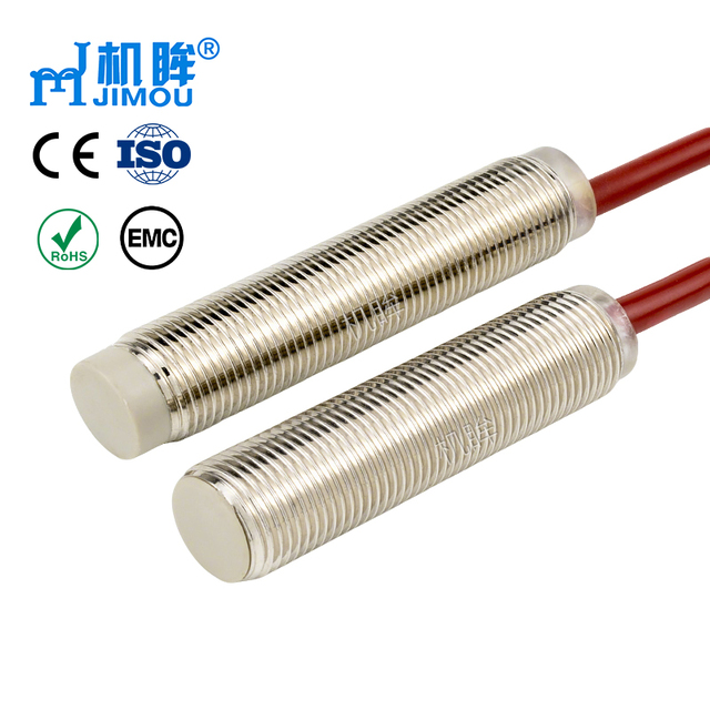 JIMOU M12 High Temperature Inductive Proximity Sensor IP67 Metal Detection Sensor for Industrial Automation Equipment