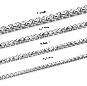 Grosir kalung baja tahan karat lapis emas 18K pria trendi liontin modis & jimat untuk pria - Product Image 2