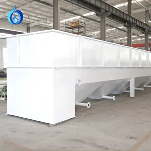 Lamella Clarifier Oil Water Prototype Containerized Lamella Clarifier System Settling Tank With Sludge Scraper Used For Waste