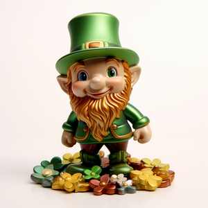 OEM Custom ized Cartoon <span class=keywords><strong>Leprechaun</strong></span> Qualität Custom Art Maßstab Vinyl PVC Action figuren - Product Image 3