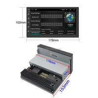 Autoradio Android MP5 7 pouces, navigation GPS, lecteur multimédia, Bluetooth, CarPlay, compatible avec la plupart des véhicules.