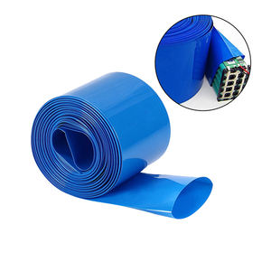 Batterie 18650 pour packs de batteries, matériaux d'isolation, tube thermorétractable en PVC bleu, film rétractable en PVC de 155 mm, rouleau de film rétractable en PVC - Product Image 4