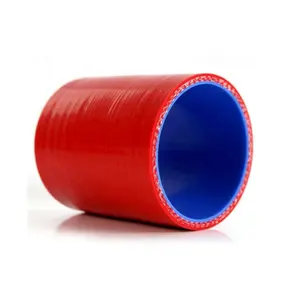 Tuyau en Silicone droit haute performance pour véhicule, 3 ", 76mm, noir, rouge, bleu, coupleur de refroidisseur intermédiaire, livraison gratuite