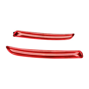 High Quality New <b>Red</b> Modification <b>LED</b> Rear Bumper Braking Warning Decorative <b>Lights</b> ABS Material 12V 1 Year Warranty KIA RIO - Product Image 2