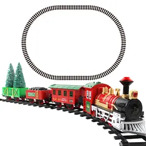 2024 Weihnachts geschenk Zug Spielzeug Kinderspiel zeug mit Zug Sound und Licht