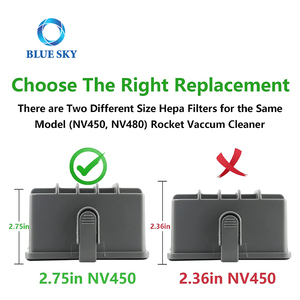 Filtri H11 Personalizzati per Aspirapolvere Rotator NV450 NV451 <span class=keywords><strong>Rocket</strong></span> NV472 NV480 NV481 NV482, Ricambio XHF480 XHF450 - Product Image 2