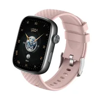 Montre connectée GTS8, étanche IP68, bracelet en silicone, système d'exploitation Android, suivi sportif et de forme physique, surveillance de la santé, forme carrée, écran AMOLED, pour femmes