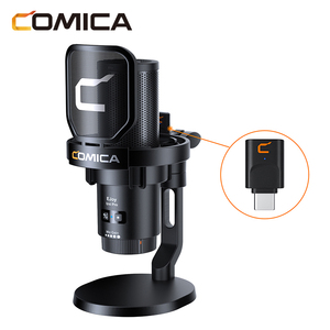 COMICA EJoy Uni Pro(D) RGB Cardioid Condenser Wireless <b>USB</b> Microphone <b>USB</b>-C 24-bit 48kHz Low Latency One-<b>key</b> Denoise 50h - Product Image 1