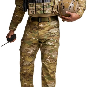 Pantalones Cargo de Camuflaje para Hombre, Tejido Elástico Transpirable, Resistentes al Agua, Ripstop, Ligeros, para Actividades al Aire Libre - Product Image 4