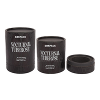 Boîte-cadeau en tube de papier rond de luxe personnalisée, boîte cylindrique en carton avec insert en mousse personnalisé pour l'emballage de parfums et de cosmétiques