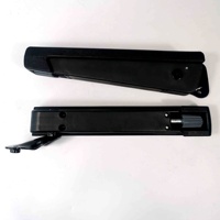 Boîte de rangement d'accoudoir de siège de bus/camion ISIR de luxe de haute qualité en cuir PU, surface carrée, étanche, kits intérieurs réglables