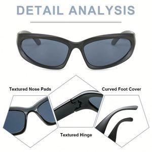 Gafas de Sol Deportivas Steampunk Coloridas con Logotipo Personalizado 2025, Protección UV400, para Ciclismo, para Hombres y Mujeres - Product Image 6