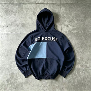 <span class=keywords><strong>Sudadera</strong></span> con Capucha Personalizada OUNA para Hombre, Color <span class=keywords><strong>Azul</strong></span> Marino, Estilo Oversize, Felpa de Algodón Gruesa, con Diseño Gráfico y Eslogan, Estilo Urbano - Product Image 1