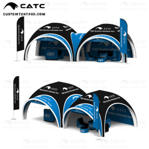 Tente <span class=keywords><strong>gonflable</strong></span> légère et imperméable CATC, installation facile, pour événements extérieurs, publicité commerciale, 4x4m, résistante aux UV, certifiée CE - Product Image 3