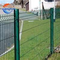 Panneau de clôture en treillis métallique rigide galvanisé de sécurité avec revêtement en PVC 50X200mm