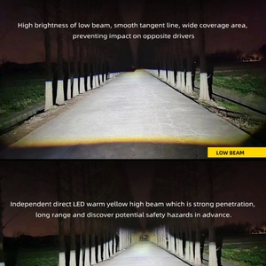 เลนส์เลเซอร์ Sanvi A11 Max Dual Beam กำลังสูง Bi Led 45w 73w ขายดีและคุ้มค่า โปรเจคเตอร์ LED เลนส์สีน้ำเงิน - Product Image 6